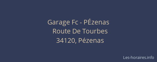 Garage Fc - PÉzenas