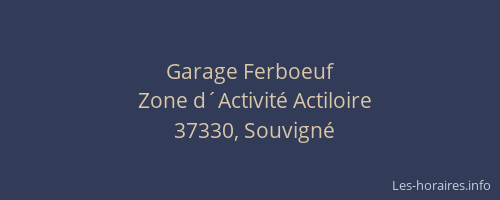 Garage Ferboeuf