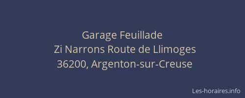 Garage Feuillade