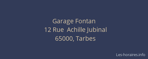 Garage Fontan