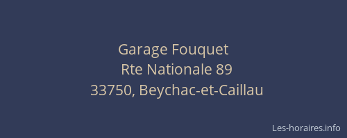 Garage Fouquet