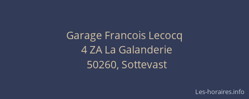 Garage Francois Lecocq