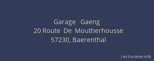 Garage   Gaeng