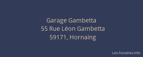 Garage Gambetta