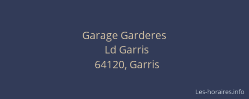 Garage Garderes