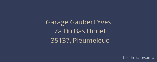 Garage Gaubert Yves