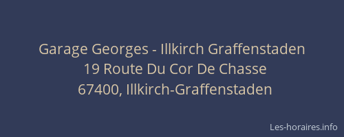 Garage Georges - Illkirch Graffenstaden