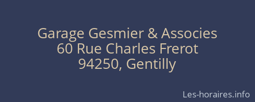 Garage Gesmier & Associes