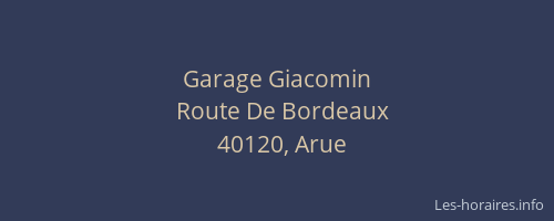 Garage Giacomin