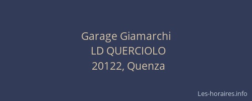 Garage Giamarchi