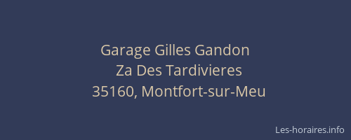 Garage Gilles Gandon