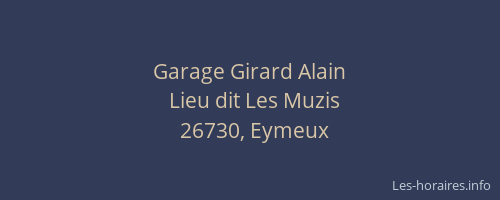 Garage Girard Alain