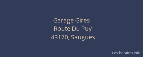 Garage Gires