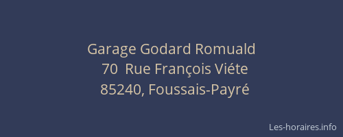Garage Godard Romuald