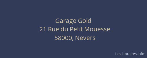Garage Gold
