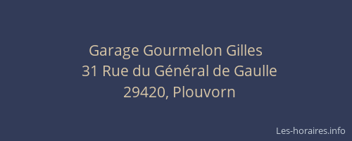 Garage Gourmelon Gilles
