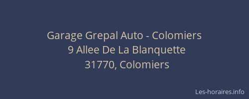 Garage Grepal Auto - Colomiers