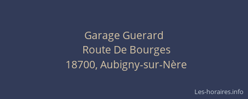 Garage Guerard