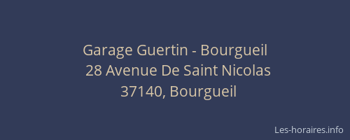 Garage Guertin - Bourgueil
