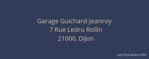 Garage Guichard-Jeanroy