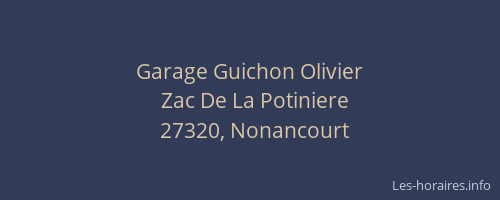 Garage Guichon Olivier