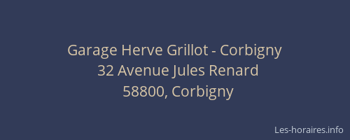 Garage Herve Grillot - Corbigny