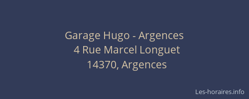 Garage Hugo - Argences
