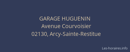 GARAGE HUGUENIN