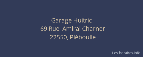 Garage Huitric