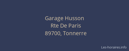 Garage Husson