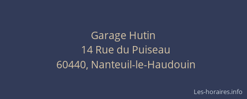 Garage Hutin