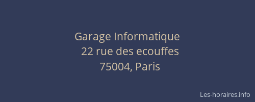 Garage Informatique