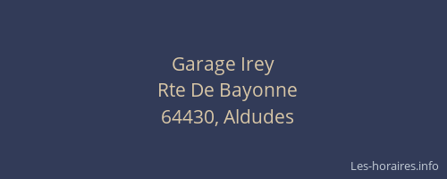 Garage Irey