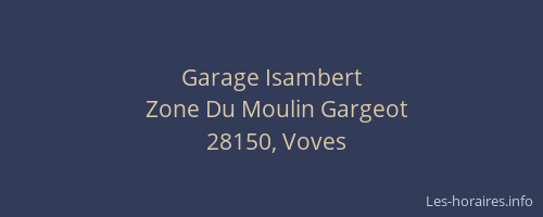 Garage Isambert