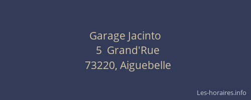 Garage Jacinto
