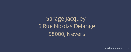 Garage Jacquey
