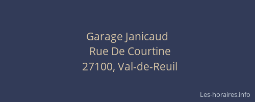 Garage Janicaud