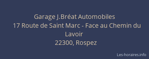 Garage J.Br&eacute;at Automobiles