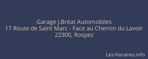 Garage J.Bréat Automobiles