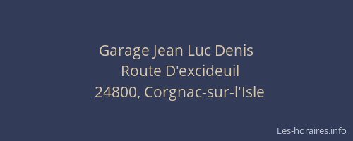 Garage Jean Luc Denis
