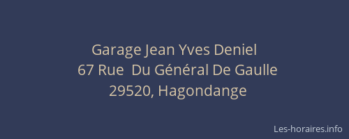 Garage Jean Yves Deniel