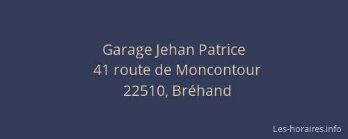 Garage Jehan Patrice