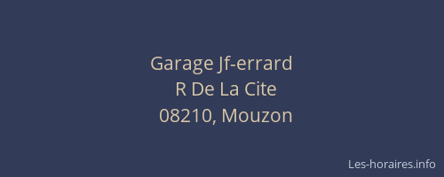 Garage Jf-errard