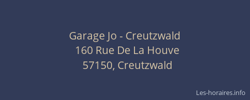 Garage Jo - Creutzwald