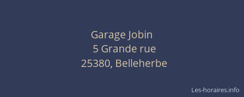 Garage Jobin