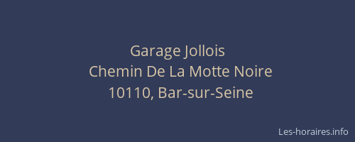 Garage Jollois