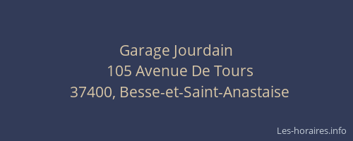 Garage Jourdain