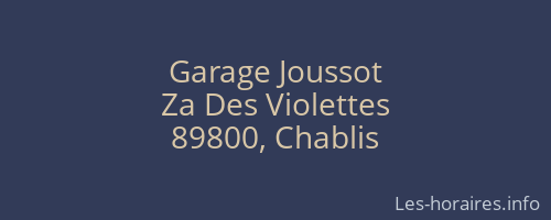 Garage Joussot