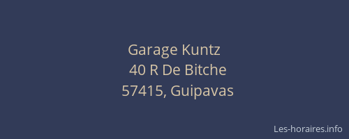 Garage Kuntz