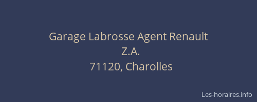 Garage Labrosse Agent Renault
